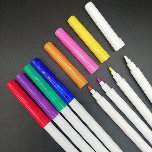 厂家制造 轮廓标记荧光笔 白色液态无尘粉笔 led彩色可擦灯板笔